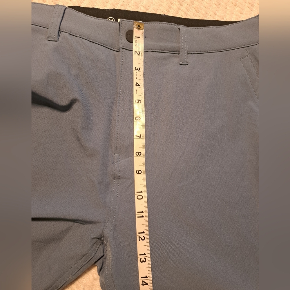 Mens Hurley Trek Hybrid Shorts Blue 20" Length Size 36 - Picture 11 of 13